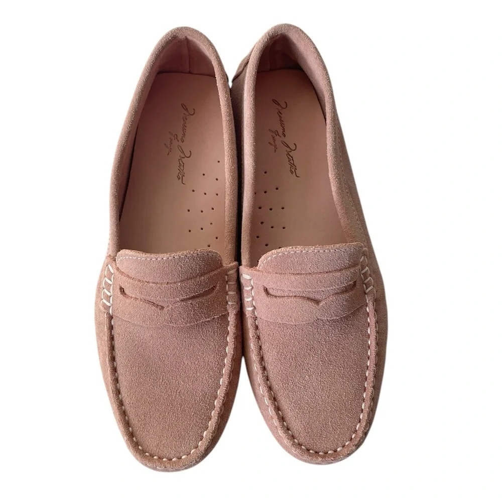 Mossimo Matteo pink suede driving loafer moccasins